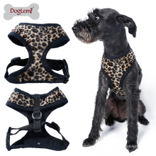 Leopard Pet Control Harness for Dog & Cat Soft Mesh Walk Collar Safety Strap Vest